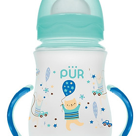 Bình sữa Pur 250ml cổ rộng có quai ở dưới