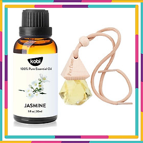 Tinh Dầu Hoa Lài KOBI 30ml nguyên chất tặng kèm Vỏ lọ treo khuếch tán tinh dầu siêu tiện dụng