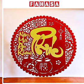 Miếng Dán Chữ Phúc Trang Trí Tết 30 cm