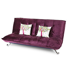 Sofa bed giường lật dọc Tundo màu tím nho 180 x 120 cm