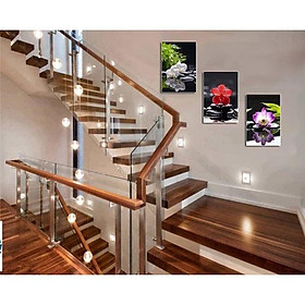Set 3 Tranh Tráng Gương treo cầu thang tranh tráng gương thiết kế mới lạ tạo phong cách cho ngôi nhà của bạn