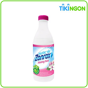 Nước Tẩy Trắng Diệt Khuẩn Zonrox Hương Hoa Cỏ 500ml