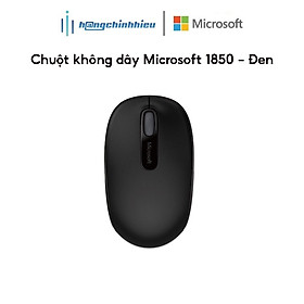 Mua Chuột không dây Microsoft 1850 Đen Hàng chính hãng