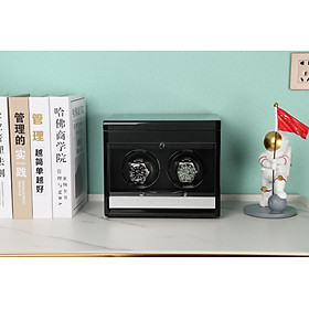 HỘP XOAY CHÍNH HÃNG DRIKLUX T2 - XOAY 2 ĐỒNG HỒ - Đen Vân Carbon