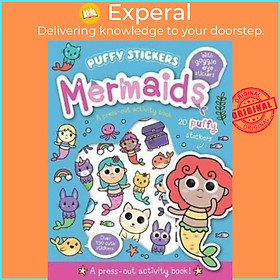 Sách - Puffy Sticker Mermaids by Bethany Carr (UK edition, paperback)