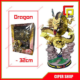 Mô hình rồng thần YY - Màu vàng - Figure Dragon 7 viên ngọc rồng