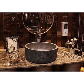 Mua chậu sứ Mỹ thuật/Lavabo cổ điển/chậu rửa mặt EV-CĐ25