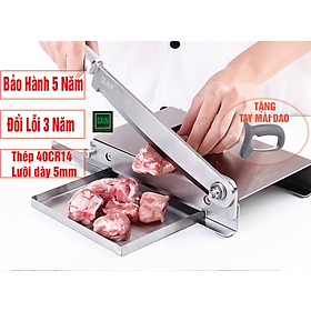 Mua Máy Chặt  Thái Thịt Gà  Rau Củ Quả  Thái Thuốc Bắc  Đa Năng  D270  Inox 430  1 Đổi 1 trong 3 Năm - Tặng Tay Mài Dao