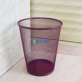 Thùng rác lưới đặt phòng màu đỏ tía_Asia Việt Nam