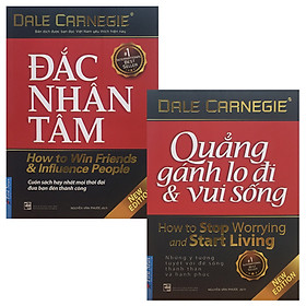 Hình ảnh sách Sách -  Combo 2 Cuốn Sách: Đắc Nhân Tâm (Khổ Lớn) + Quẳng Gánh Lo Đi Và Vui Sống (Khổ Lớn) - (Tái Bản)