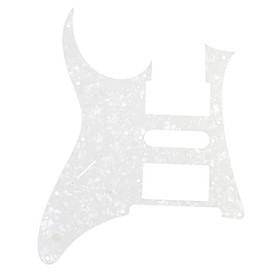 White Pearl Guitar Pickguard For  RG550 or Jem RG Replacement