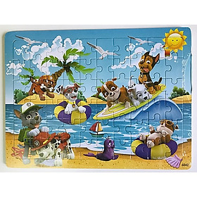 Tranh ghép hình 60 mảnh - Combo 3 tranh ghép bằng gỗ cho bé _đồ chơi thông minh Mk