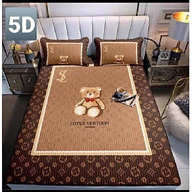 Mua Chiếu cao su non 5D họa tiết kèm vỏ gối