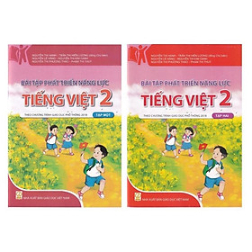 Sách - Combo Bài tập phát triển năng lực môn Tiếng Việt lớp 2 (2 tập) - Theo chương trình giáo dục phổ thông 2018