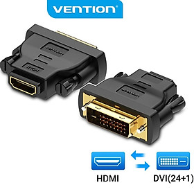 Đầu chuyển DVI(24+1) to HDMI Vention - Hàng chính hãng