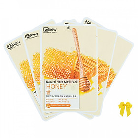 Combo 5 đắp mặt nạ mật ong Benew Honey Hàn quốc ( 22ml/gói)
