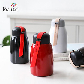 Thermal Flasks 304 Stainless Steel Thermos Cup Bottle Solid color Leak Proof Double Wall Vacuum flask 320ML Portable Mini Cute