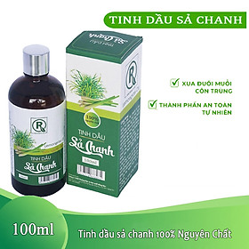 Tinh dầu Sả Chanh Nguyên Chất 100ml Hồng Tâm - Tinh dầu đuổi muỗi , Thơm phòng , Xông phòng