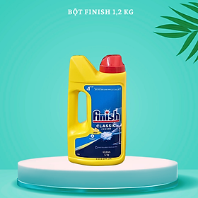 Bộ 3 sản phẩm Bột rửa bát finish 2.5kg + nước bóng 1150ml + Muối rửa chén finish 1.5kg cho Máy rửa bát chén cốc ly