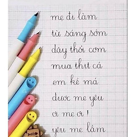 Bút Máy Mặt Cười Ngòi Kim Tinh Mài Nét Nhỏ 1213 - Bé trai