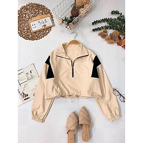 Áo Khoác Nữ Thời Trang Hàn Quốc 2 Lớp Lót Lưới Mịn Cản Gió Thoát Hơi, free size