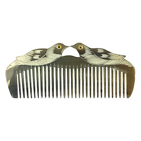 Lược Sừng Bò Cao Cấp L24 Uyên Ương (Dài 13,5 x 5cm)