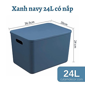Mua Hộp nhựa đựng đồ Có Nắp  Khay nhựa để đồ xếp gọn đa năng - cutam.homedecor