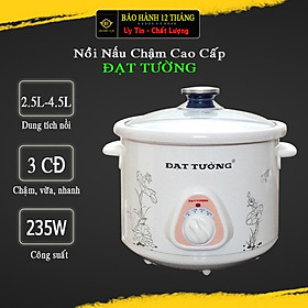 Nồi Nấu Chậm, Nồi Kho Cá Đa Năng, Hầm Gà Nguyên Con, Nồi Nấu Cháo Đạt Tường