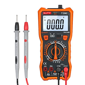 NJTY Digital Multimeter 6000 Counts Multi-functional Non Contact Multi Meter Voltmeter Ammeter Ohmmeter Measuring AC/DC