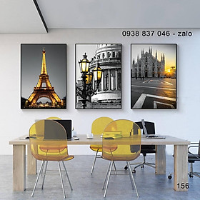 Mua Bộ tranh canvas treo tường Paris