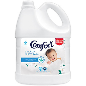 Nước Xả Vải Comfort Cho Da Nhạy Cảm 3.8Kg/Chai) - Phù Hợp Với Làn Da Em Bé (Giao mẫu ngẫu nhiên)