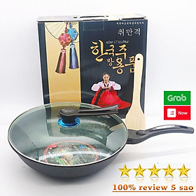 Mua Chảo chống dính đá 5 lớp Hàn Quốc sâu lòng cao cấp Size 32cm