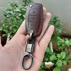Bao da chìa khóa chìa độ Toyota, chìa như hình da thật bảo hành 2 năm
