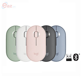 Hình ảnh Chuột không dây Bluetooth Silent Logitech Pebble M350 - Nhẹ - không tiếng kêu - Hàng chính hãng