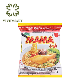 Giao hàng toàn quốc Mì ăn liền Thái Lan MaMa vị thịt gà Thùng 30 gói 60gr