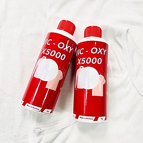 CHAI TẨY TRẮNG QUẦN ÁO X5000, TẨY SIÊU SẠCH, CHAI NHỰA 350 ML