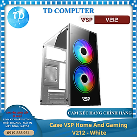 Mua Vỏ máy tính Case VSP V212 Mica trong suốt (Mini-ATX/M-ATX/ITX) Không FAN - Hàng chính hãng TECH VISION phân phối