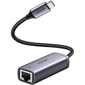 Cáp chuyển đổi USB-C sang RJ45 chuẩn GigabitUgreen 40322 dài 15cm CM483 Hàng chính hãng