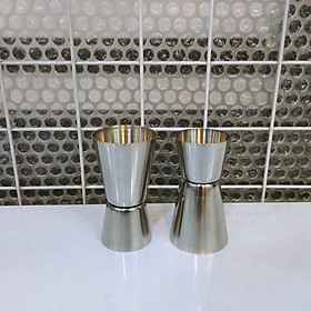 Bộ 2 ly đong 2 đầu inox