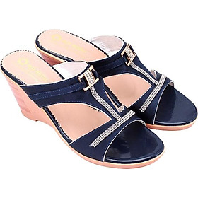 Dép Nữ Cao Gót Huy Hoàng HT7068 - Xanh (Size
