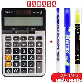 Máy Tính Văn Phòng Casio AX - 120B - W-DC - Kèm Quà Chất
