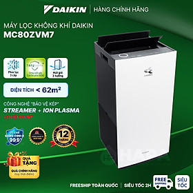 Mua Máy Lọc Không Khí DAIKIN MC80ZVM7 APP IOT  TEFU HEPA  Twin Streamers  ION PLASMA  Hàng Chính Hãng DAIKIN