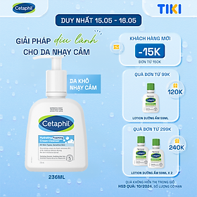 Sữa Rửa Mặt Tạo Bọt Dịu Lành Cho Da Nhạy Cảm Cetaphil Hydrating Foaming Cream Cleanser 236ml