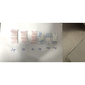 Mua Hạt chống ẩm || 50 gói Gói hạt hút ẩm Silica Gel 1gr  2gr 25 gói. - Hạt Chống Ẩm Mốc
