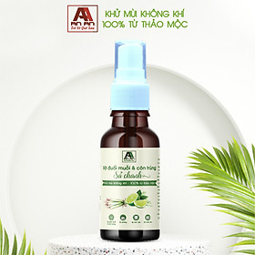 XỊT ĐUỔI MUỖI VÀ CÔN TRÙNG HỮU CƠ AN AN-SẢ CHANHBẠC HÀ-50ML - Sả Chanh