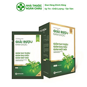 Giải Rượu Nam Dược - Hỗ Trợ Giảm Say, Giảm Các Triệu Chứng Khó Chịu Sau Khi Uống Đồ Uống Có Cồn