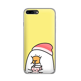 Ốp lưng dẻo cho điện thoại Iphone 7 Plus/Iphone 8 Plus - 01014 7900 DUCK03 - Hàng Chính Hãng
