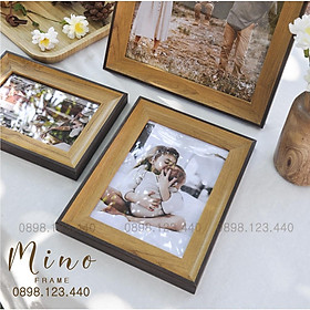 Khung Ảnh Để Bàn, Làm Quà Tặng Trang Trí Mino Frame KH03B