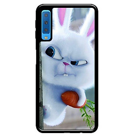Ốp in cho Samsung Galaxy A50 Thỏ Trắng Nhăn Mặt - Hàng chính hãng