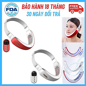 Hình ảnh Máy Nâng Cơ Mặt, Xóa Nọng Cằm, Làm Mờ Vết Thâm Led hỗ trợ điều trị mụn V -Four, Công Nghệ EMS Nhật Bản